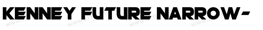 Kenney Future Narrow字体转换
